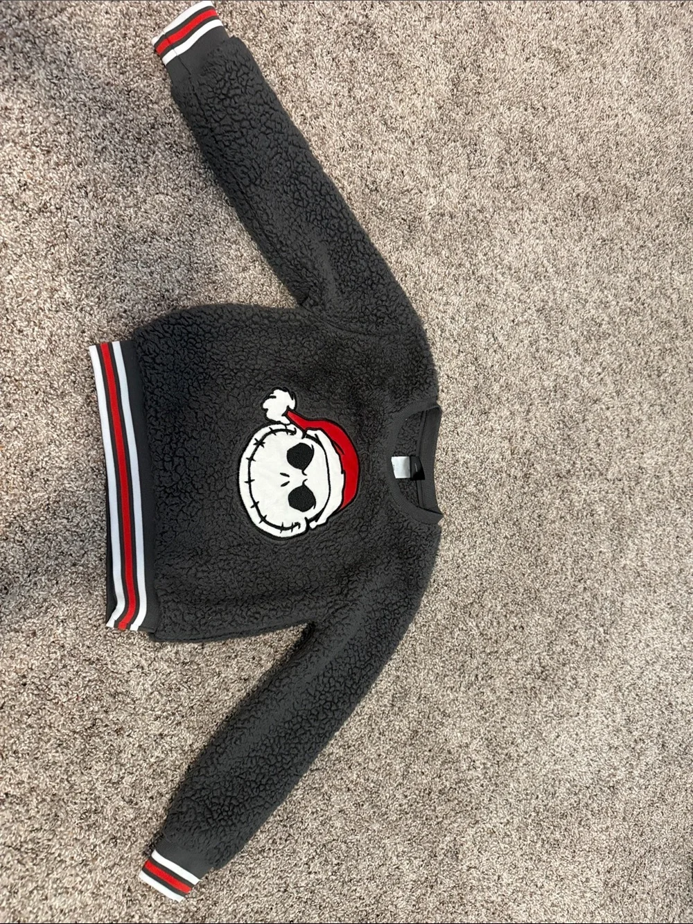 3T Nightmare before Christmas Sherpa sweatshirt